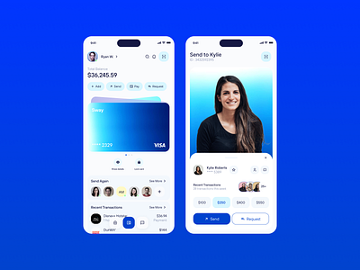 Mobile Payment App Design @ Flagship app design figma mobile mobile app mobile payment payment payment app send money transaction ui uiux ux wallet web design