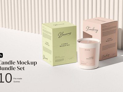 Candle Mockup Set candle box mockup candle jar mockup candle mockup set candle mockups candle package candle product mockup candle psd candle psd box jar mockup label mockup package mockup packaging mockup product mockup