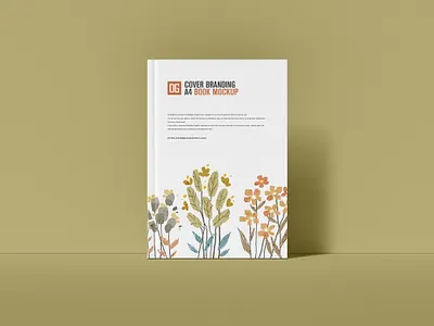Free A4 Book Mockup book mockup