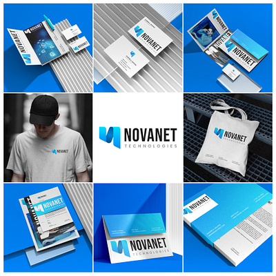 Logo Design for company NovaNet. 3d animation brand identity branding branding design design graphic design illustration logo logodesign logos logotype motion graphics ui