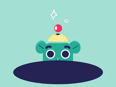 Curious 2d animation abstract after effects animation character character animation creature curious frame by frame monster portal procreate rough animator texture