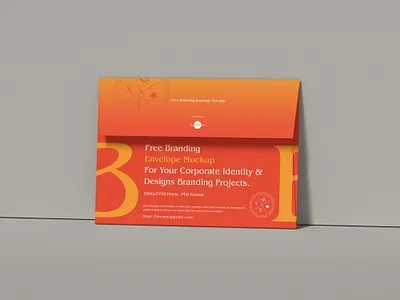 Free Branding Envelope Mockup envelope mockup