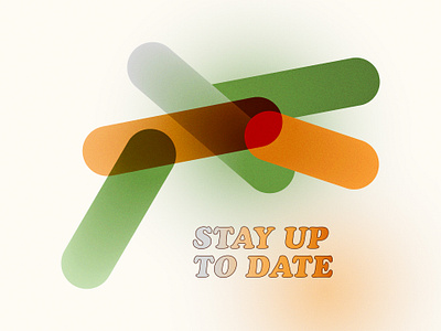 Stay Updated design typography visual design