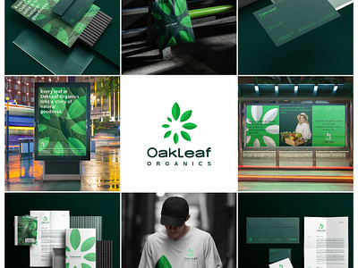 Logo Design for Organic company oakleaf. 3d animation brand identity branding branding design design graphic design illustration logo logodesign logos logotype motion graphics