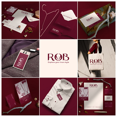 Logo Design for Clothing company Rob. brand identity branding branding design design illustration logo logodesign logos logotype