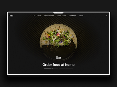 Fittle - for anything food clean design ui ux visual design web