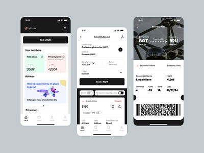 Ticketing App mobile design product design ticket ticketing app ui ux