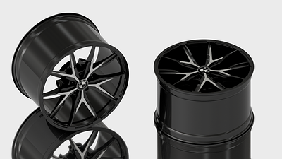 BMW - wheel rim 3d 3d design autodesk bmw branding car design inventor logo race rendering