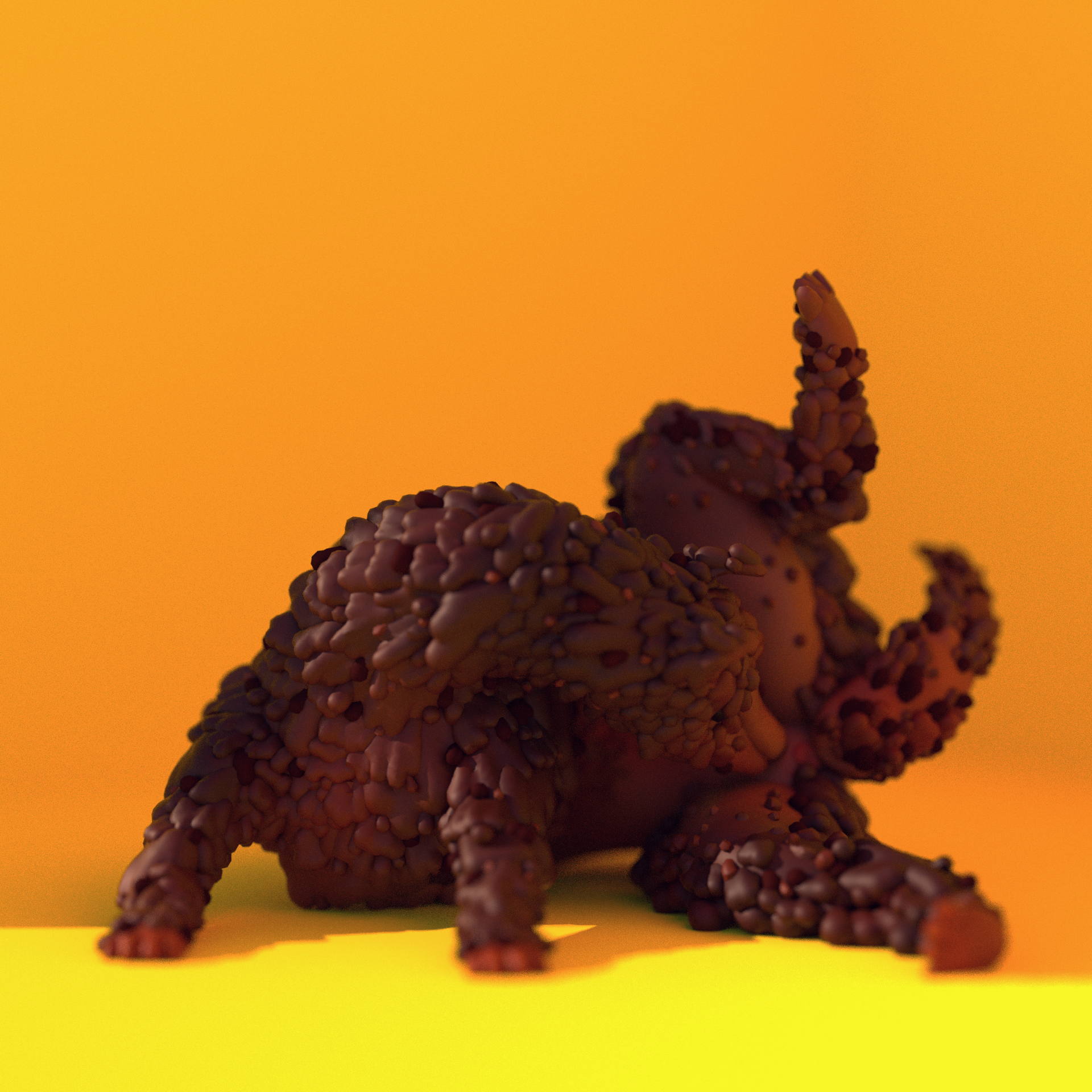 Inspection 3d 3d illustration 3d sculpt animal illustration c4d cinema 4d diligence dog dog illustration funny illustration illustration stuart wade vr sculpt