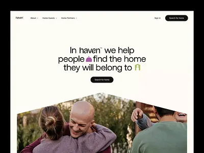 haven animation branding clean design graphic design interaction design landing landing page minimal modern motion graphics ui web web design website