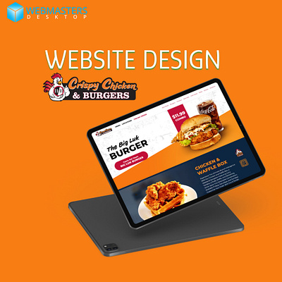 Website Design for 11/11 Crispy Chicken & Burgers 💥 design graphic design logo ux