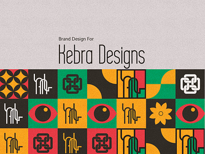 Brand Design For Kebra Designs adobe illustrator branding ethiopia graphics designer graphic design habesha habesha logo logo tesfa