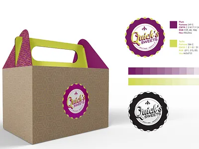 Quick's Sweets Logo Design branding graphic design logo