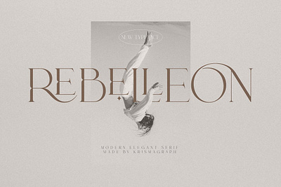 Rebelleon Modern Elegant Serif classy font display font elegant font fashion ligature font logo font minimalist font modern font serif wedding font