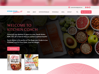 Dietitian Website Homepage UI Design diet homepage design diet website figma figma design homepage design landing page landing page design new web design ui ui design ui ux web design website website design