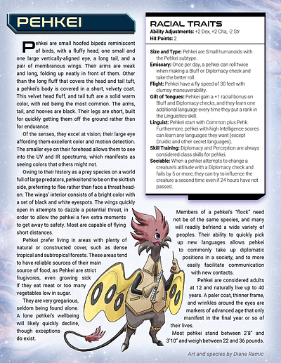 Tabletop Roleplaying Game Assets alien dnd game layout page pdf science fiction scifi starfinder ttrpg typography