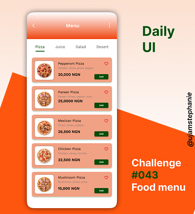 Daily UI Day o43 branding design graphic design ui ux