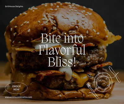 Burger Restaurant - Social Media Posts Design graphic design