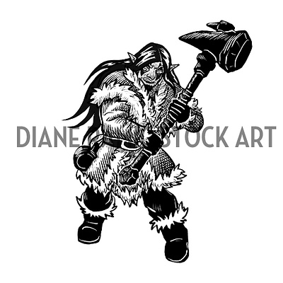 TTRPG Stock Artwork digital fantasy illustration ink stock art traditional ttrpg