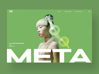 Metaverse Culture Web Ui Landing Shot ai branding design digital art fashion graphic design illustration photography ui ui design ux ux design web design