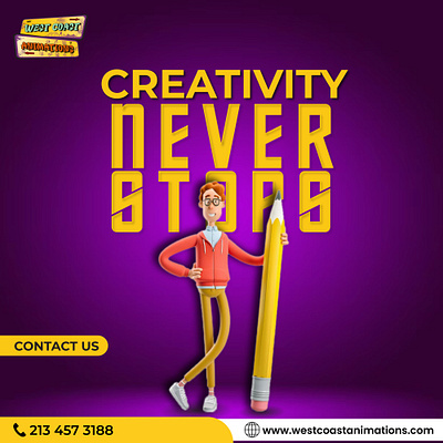 Creativity Never Stops branding creativity creativity never stops design graphic design icon identity illustration logo ui ux vector