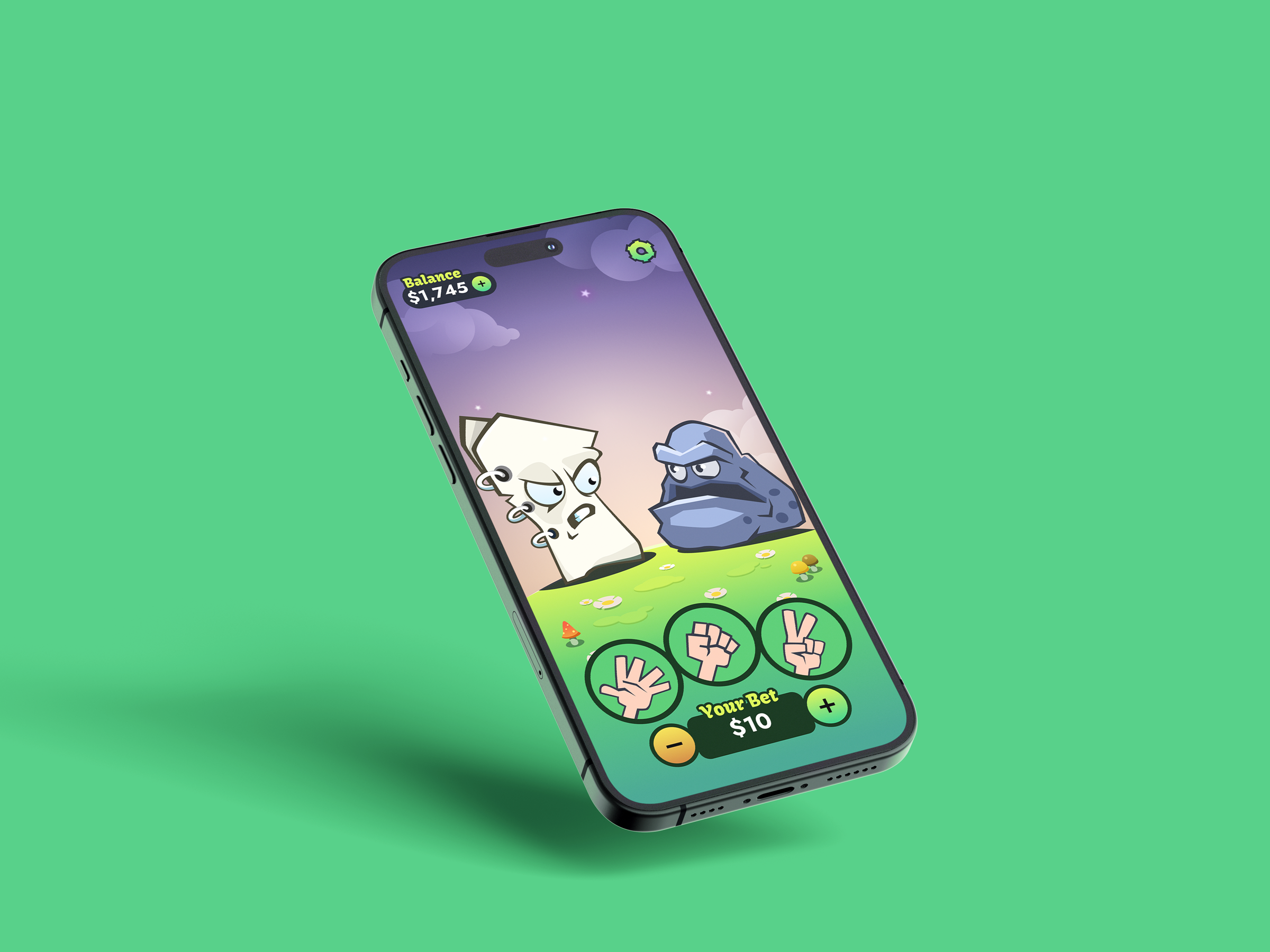 Rock Paper Scissors Game game gaming gui paper rock paper scissors ui ux