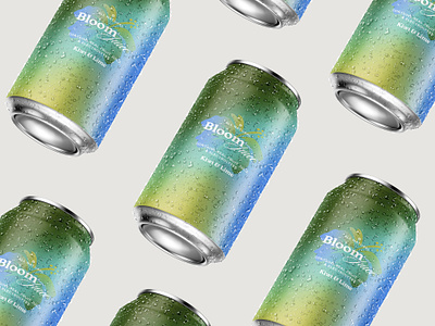 Bloom Juice Brand beverage branding can can design color design drink drink can drink can design drinks graphic design health brand health food illustrator logo marketing nutrition packaging design product typography