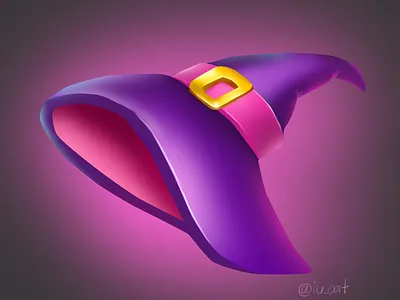 Magic hat 2d art casual art digital art digital illustration game props gamedev illustration props render