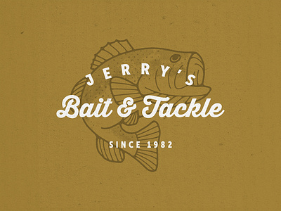 Jerry's Bait & Tackle design graphic design illustration illustration design logo logo design
