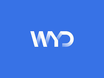 WYD Mini App Logo alphabet app icon brand guidelines brand identity brand inde branding icon letter logo logo design minimal logo