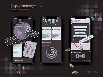 Invest Safe - Landing Page branding dailyui design graphic design illustration logo ui ui ux user experience user interface web design website