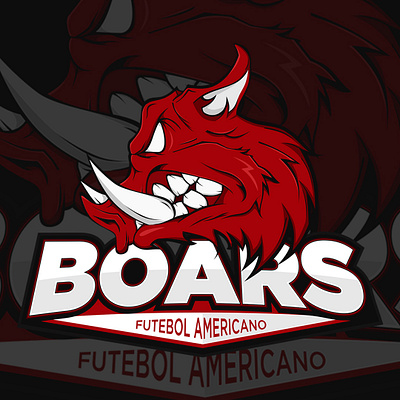 Boars americanfootbal boars branding design digitalilustration graphic design illustration logo rugby sport vector