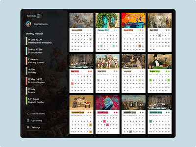 Calender #038 038 calender daily challange daily challenge daily challenge calender design figma figma design ui ui ux ux