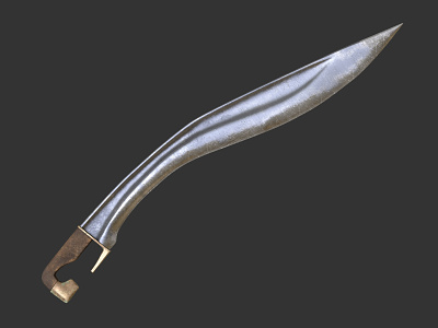 Kopis (κοπίς) sword 3d 3dmodel ancient cinema4d design greece history kopis modeling render sword κοπίς