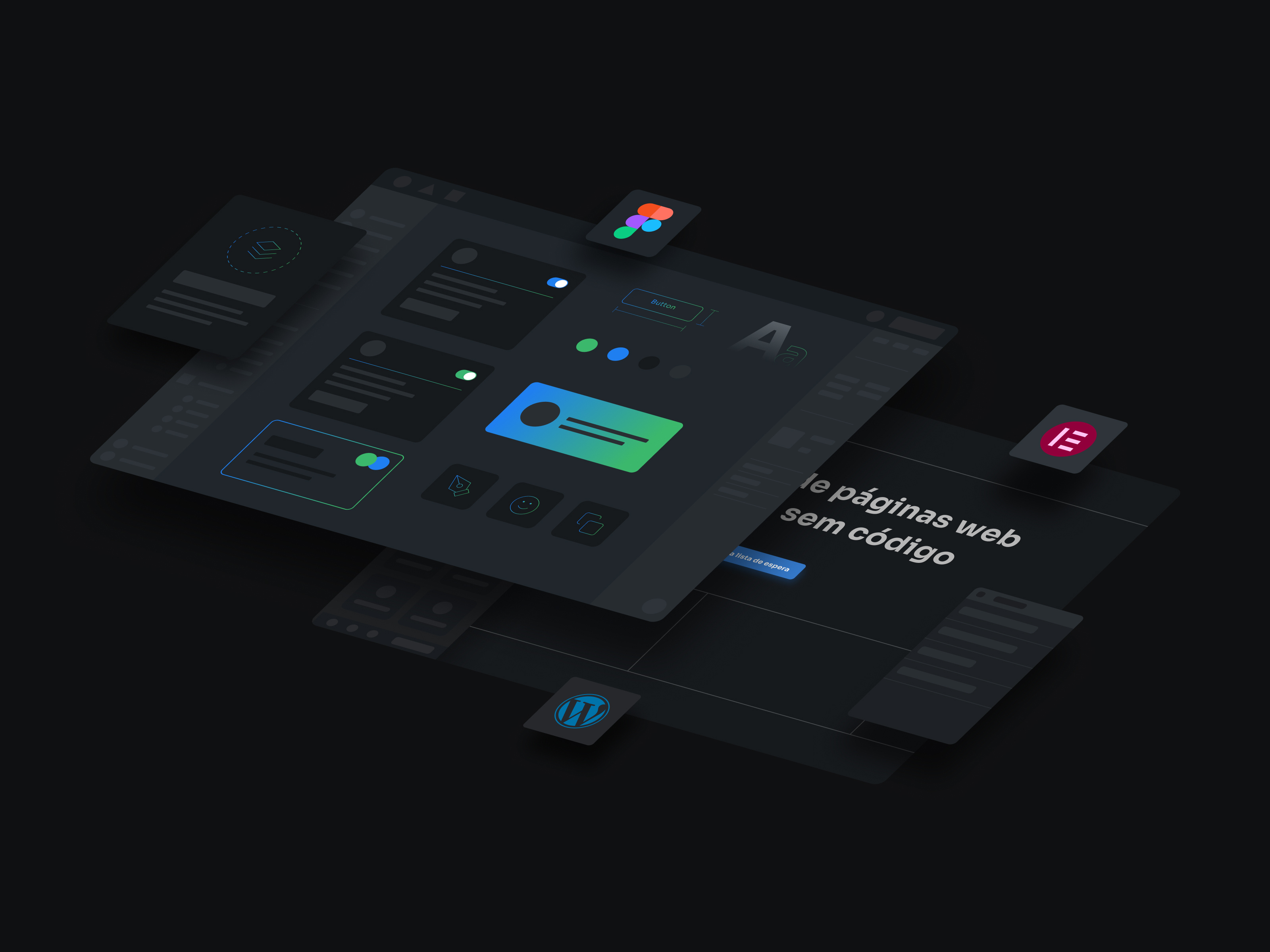 UI illustrations for website dark mode elementor figma figma illustration illustration interface ui ui website