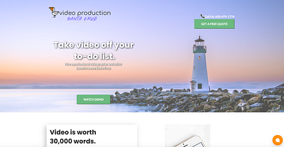 Video Production Santa Cruz Website branding cms fullstack landing page ui ux web design website