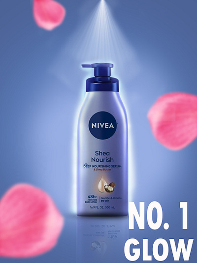 Nivea adver advertisement branding graphic design photoshop skincare
