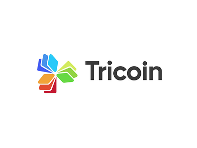 Tricoin Logo Animation animation bitcoin blockchain coin colorful ethereum gold lettering logo market morph morphing motion graphics plate silver technology transition triangle typography ui