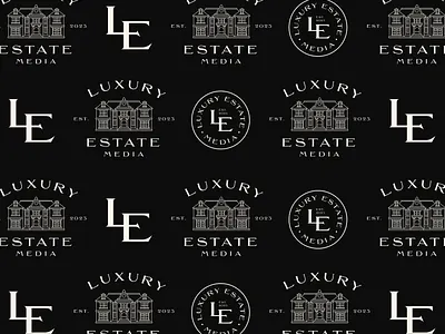 Luxury Estate - Pattern agent branding design geometric home home logo hotel hotel logo illustration line lineart logo luxury minimal modern logo monogram monoline pattern real estate travel