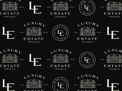 Luxury Estate - Pattern agent branding design geometric home home logo hotel hotel logo illustration line lineart logo luxury minimal modern logo monogram monoline pattern real estate travel