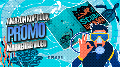 Scuba Diving Log Book - Book Promo Video after effects animation coloring graphic design illustration motion motion graphics promo scuba diving ui