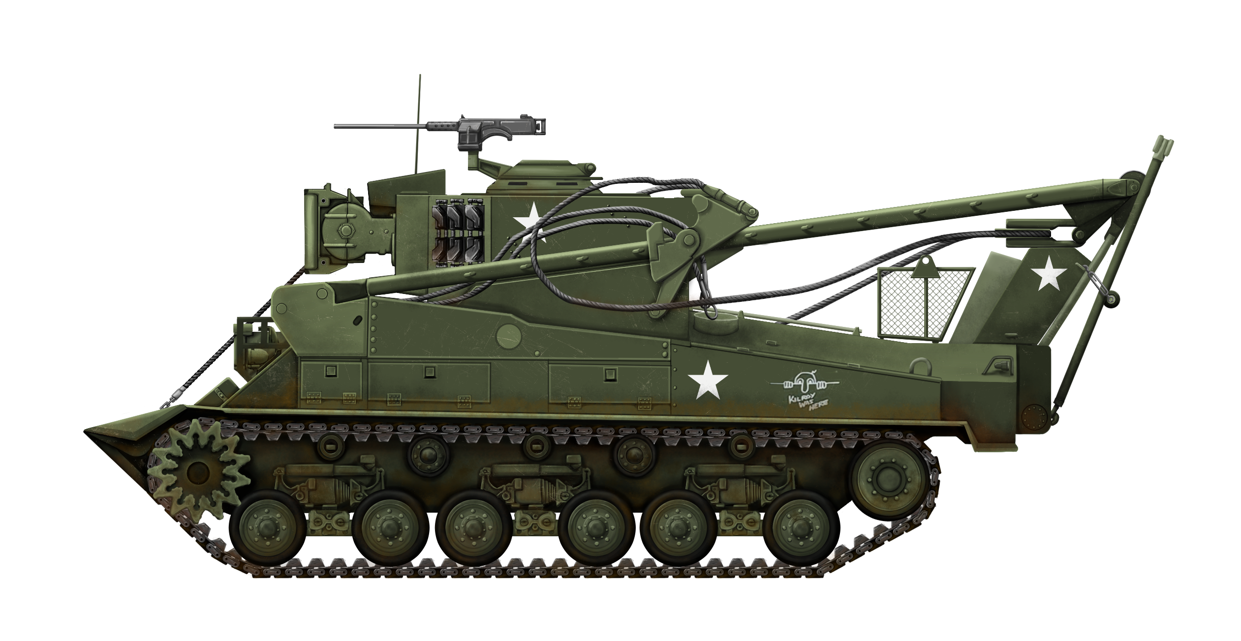 Editorial illustration M-74 art ditorial draw draw gm2 graphic design ill illustration realistic illustration sherman tank