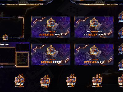 Twitch overlay kit animated alerts animated custom overlay animated facecam design animated overlay custom overlay facebook overlay facecam overlay gaming logo gaming overlay kick overlay logo animation mascot logo overlay design streaming overlay twitch alerts twitch overlay twitch screens youtube overlay