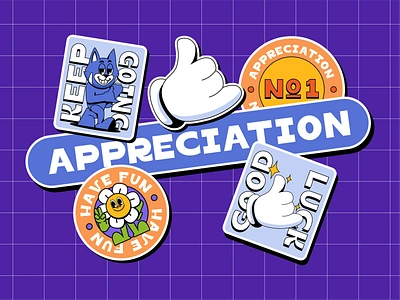 Word Appreciation Mascot Illustration adobe illustrator appreciation branding cartoon design graphic design illustration mascot mockup mockup sticker motion graphics retro illustration sticker vector vector illustration word affirmation