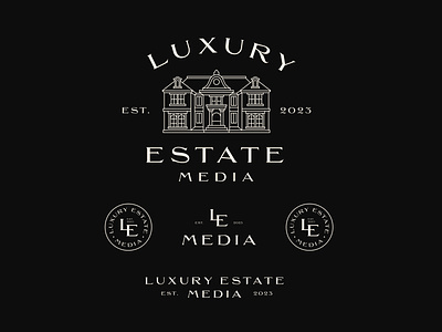 Luxury Estate - Branding badge design branding branding design design geometric graphic design hotel illustration line line art lineart logo logo design luxury brand minimal monoline