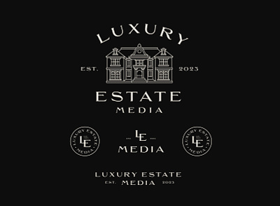 Luxury Estate - Branding badge design branding branding design design geometric graphic design hotel illustration line line art lineart logo logo design luxury brand minimal monoline
