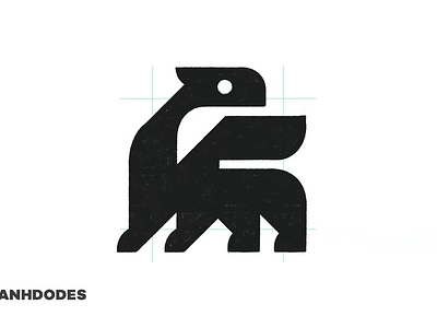 Mythical Dragon Creature logomark design process by @anhdodes 3d animation branding design graphic design illustration logo logo design logo designer logoadoni logodesign minimalist logo minimalist logo design motion graphics ui