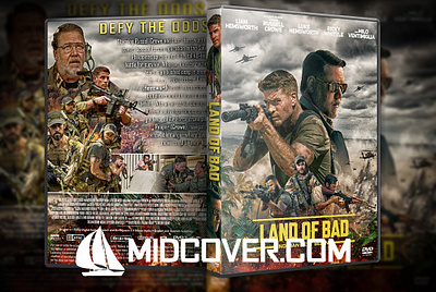 Land of Bad (2024) DVD Cover design dvd dvdcover dvdcustomcover photoshop