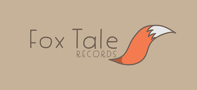 Fox Logo "Fox Tale Records" branding dailylogochallenge design graphic design illustration logo vector