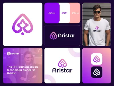 Aristar - Approved Logo Design a b c d e f g h i j k l m n o p brand identity branding colorful logo design graphic design logo mark symbol icon minimal logo modern creative unique modern logo design sass software logo startup logo tech logo design technology logo design timeless logo unique logo virtual reality logo